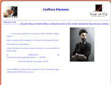 Tablet Screenshot of coiffureflorence.vivalavie.fr